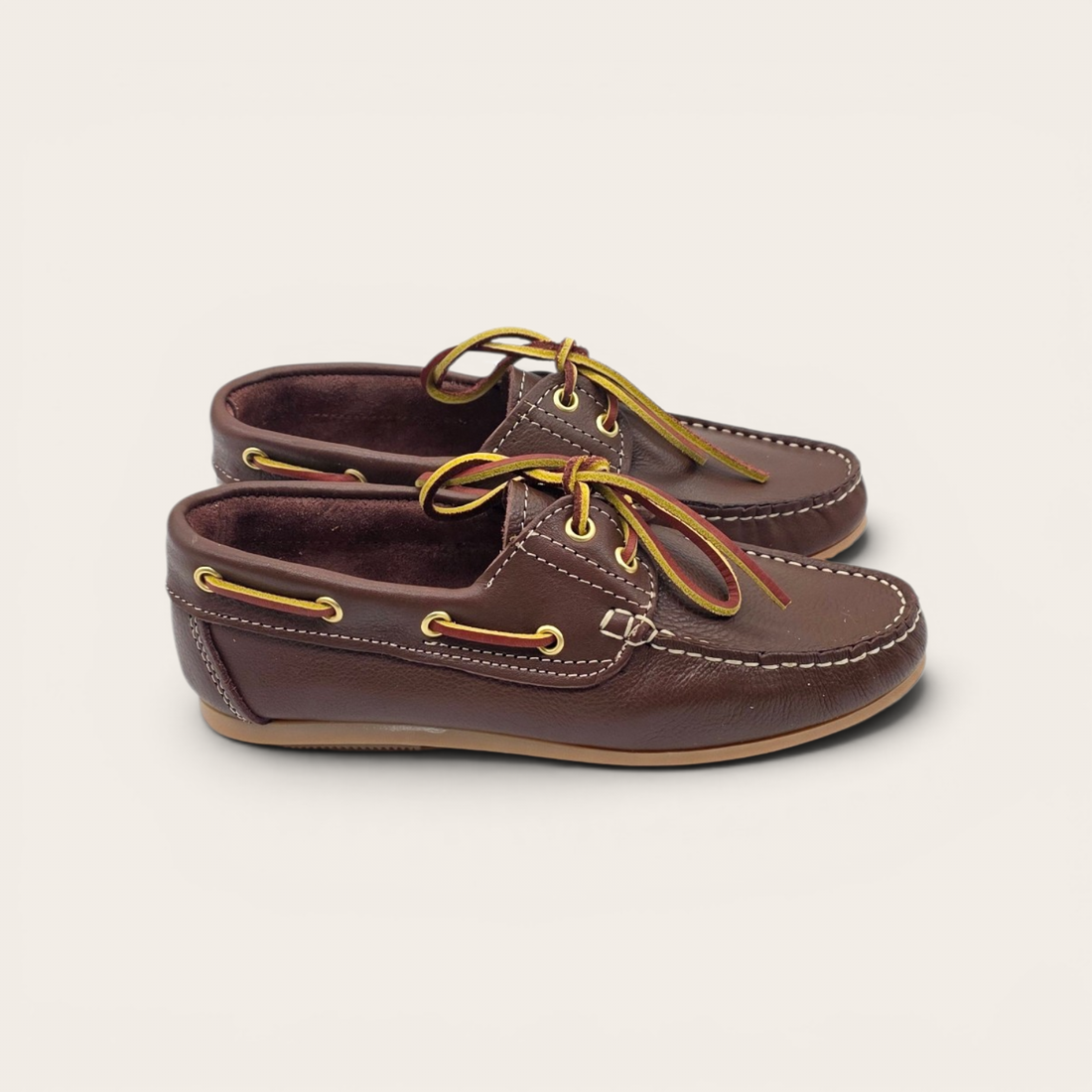 MOCASSINO DA DONNA IN VERA PELLE MARRONE