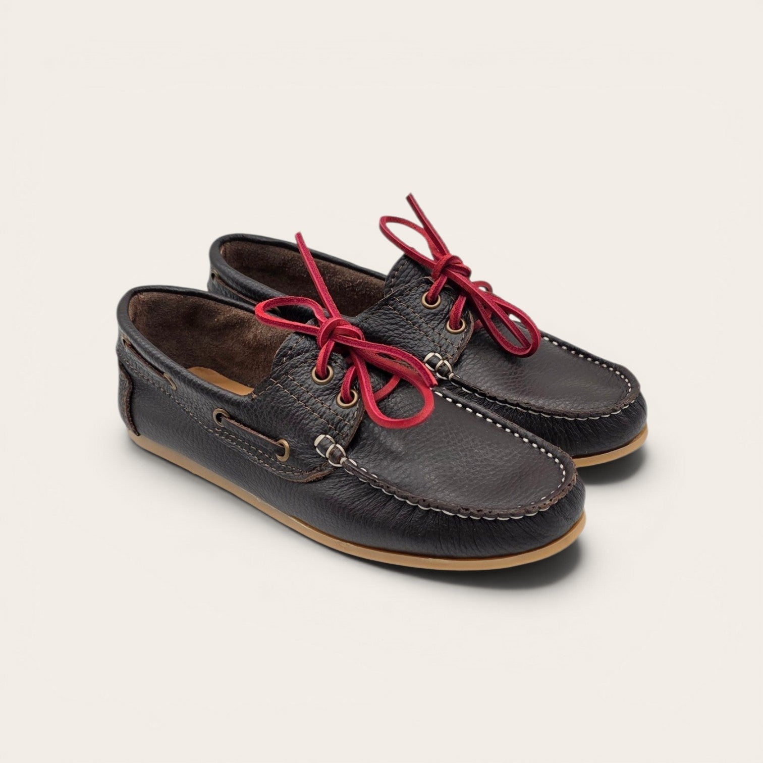 MOCASSINO DA DONNA IN VERA PELLE BOTTOLATA T.MORO