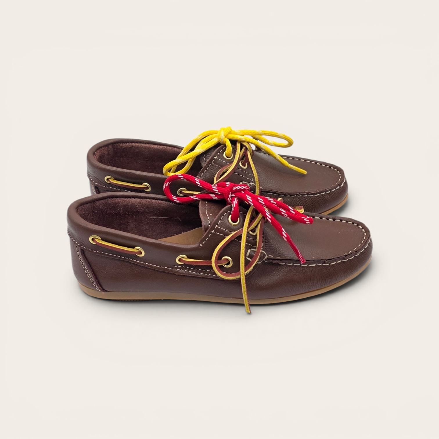 MOCASSINO DA DONNA IN VERA PELLE MARRONE