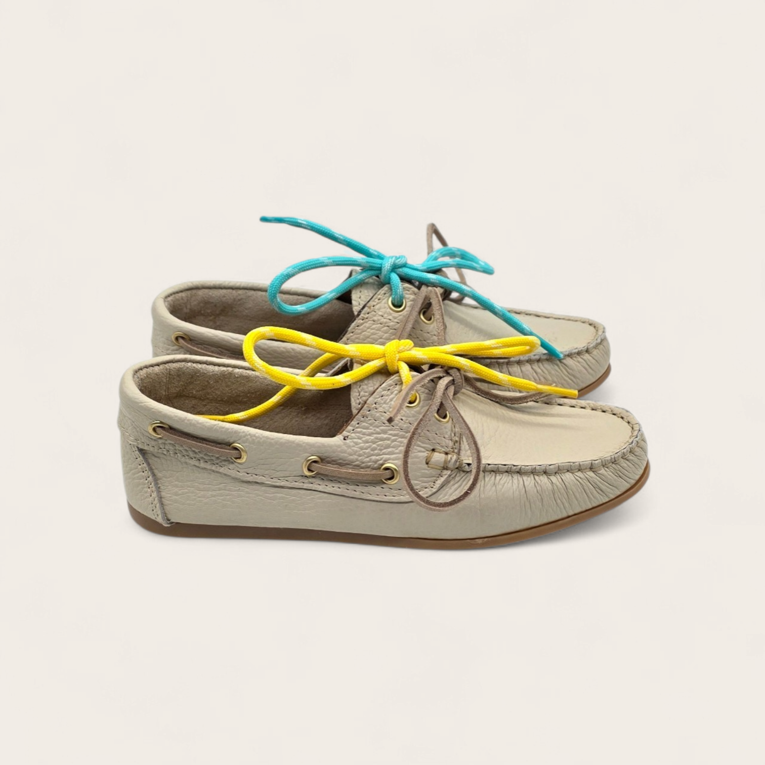MOCASSINO DA DONNA IN VERA PELLE BOTTOLATA