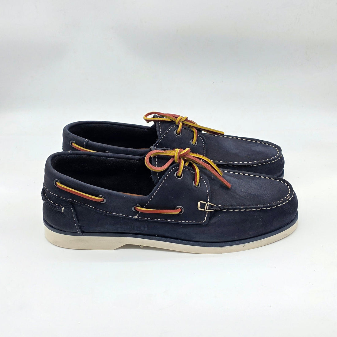 BARCA DA UOMO IN PELLE NABUK BLU MARINO