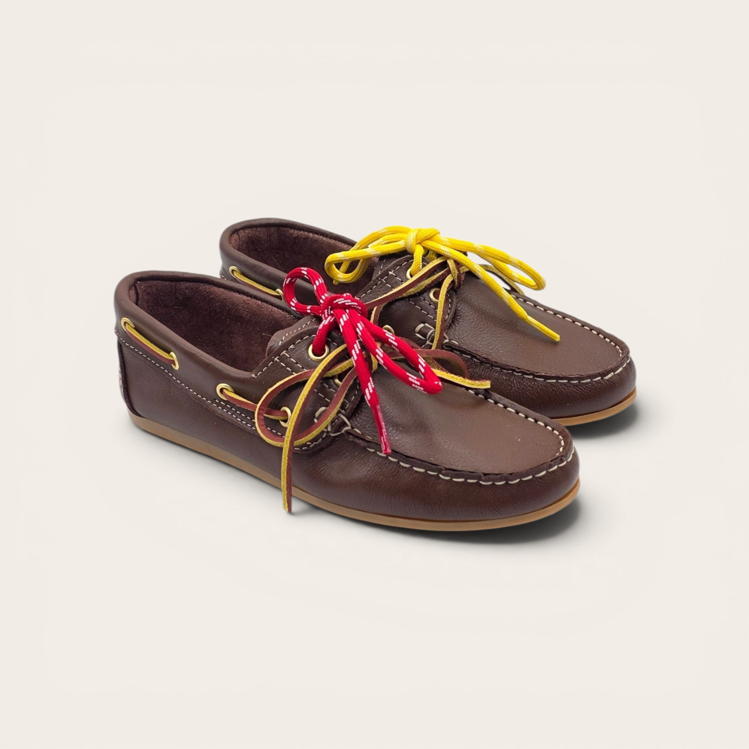 MOCASSINO DA DONNA IN VERA PELLE MARRONE