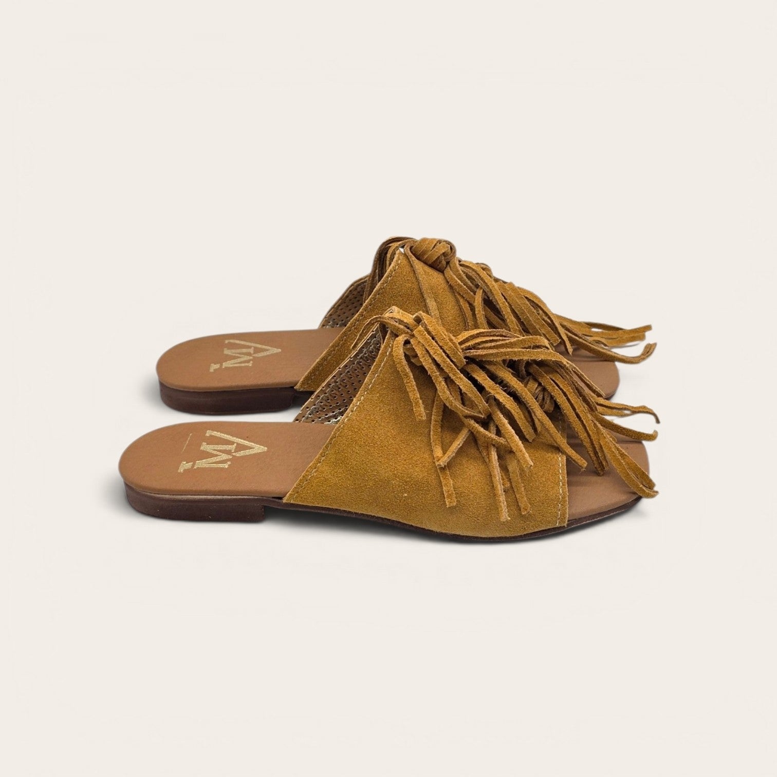 SANDALES CHIC EN CUIR VÉRITABLE DAIM CUIR