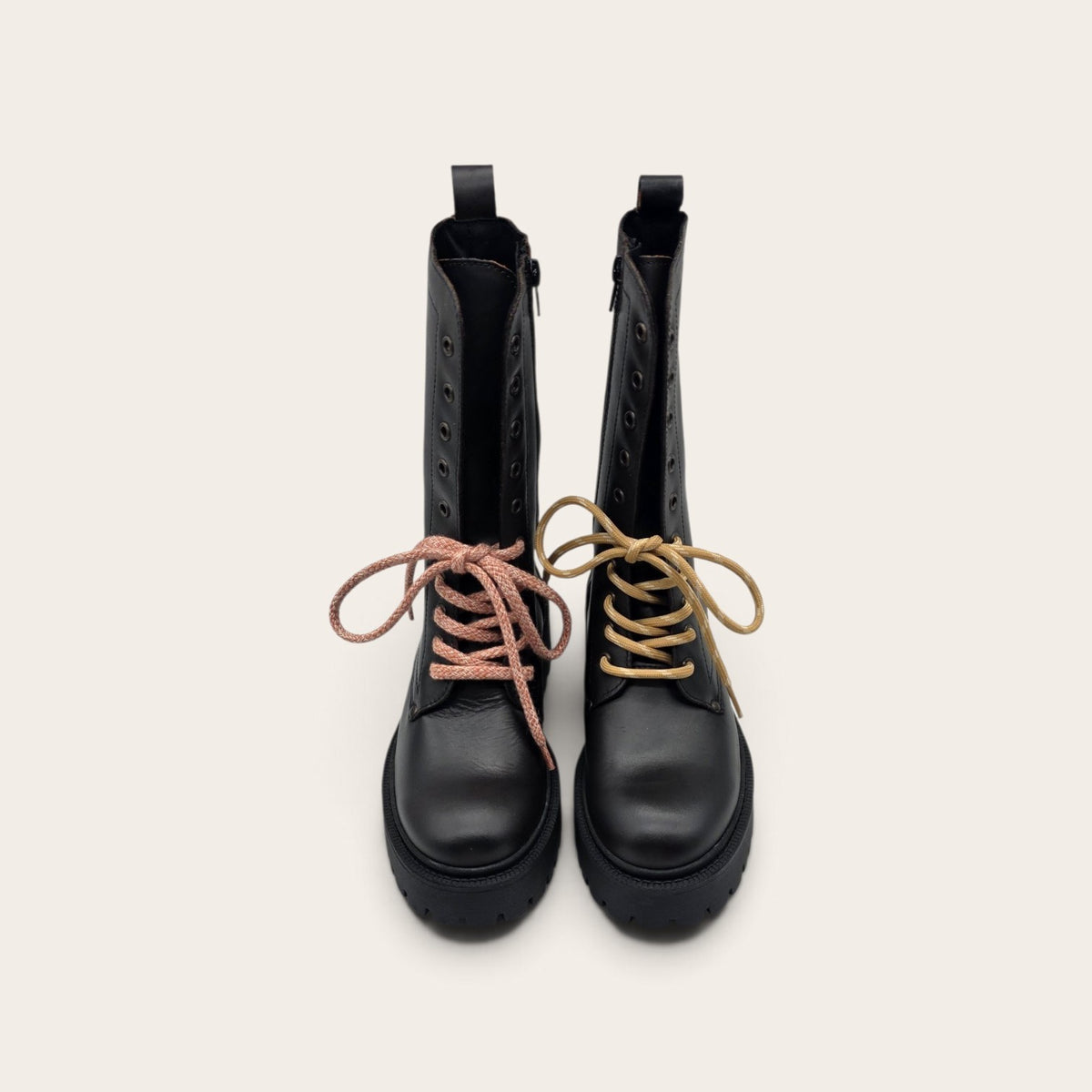 STIVALETTO PARTENOPE IN VERA PELLE MARRONE SCURO