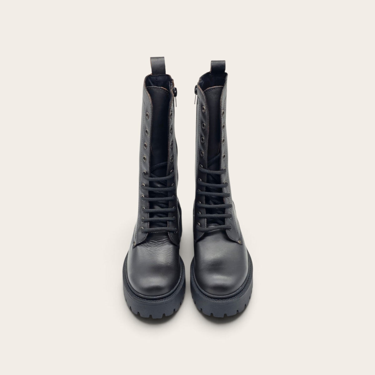 STIVALETTO PARTENOPE IN VERA PELLE MARRONE SCURO