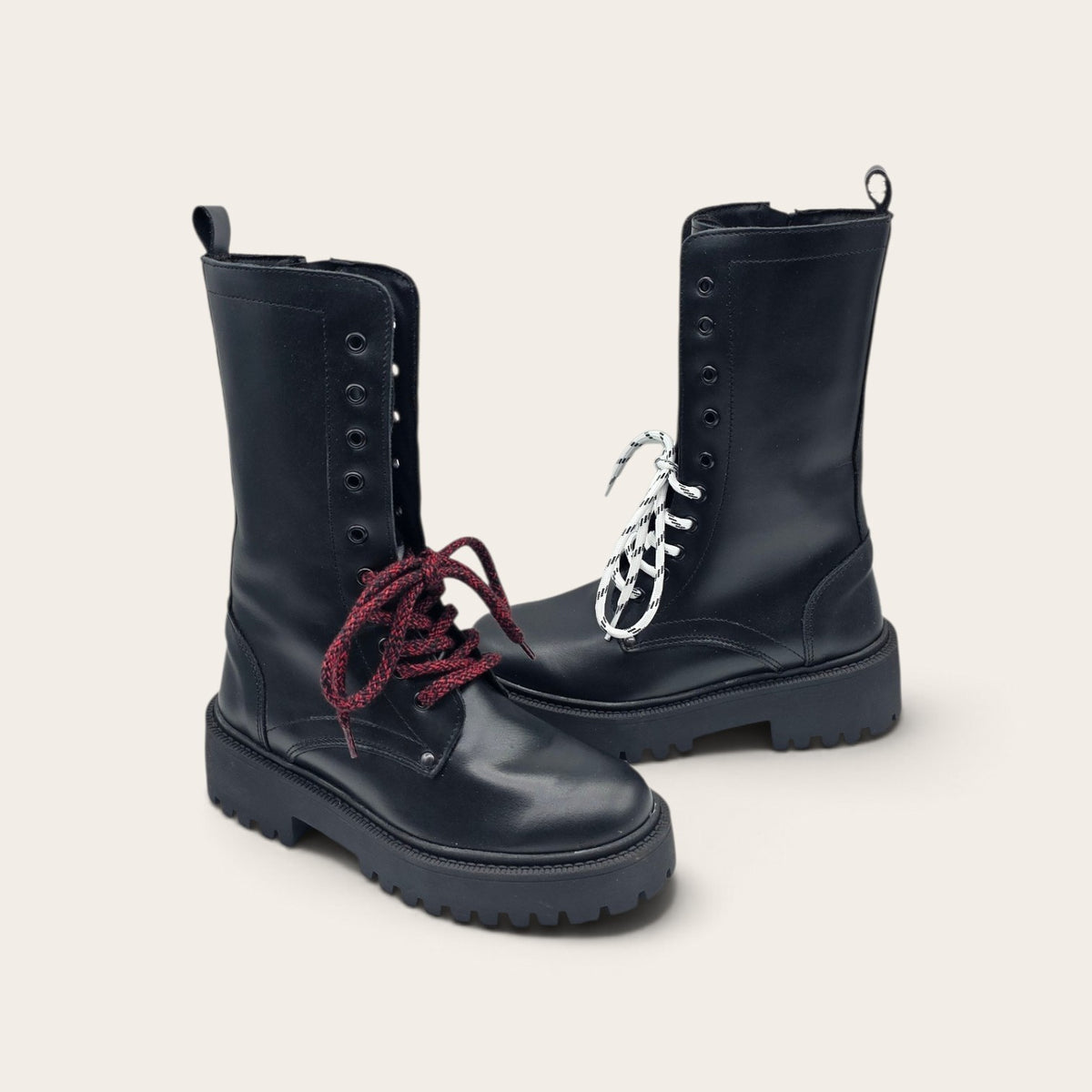 STIVALETTO PARTENOPE IN VERA PELLE NERO