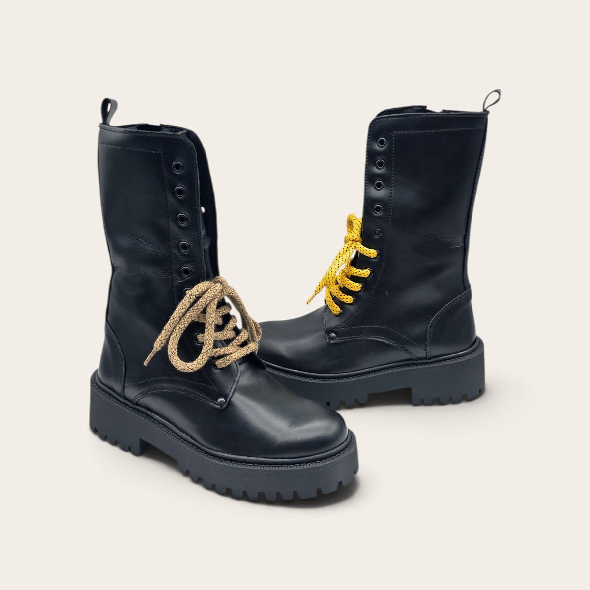 STIVALETTO PARTENOPE IN VERA PELLE NERO