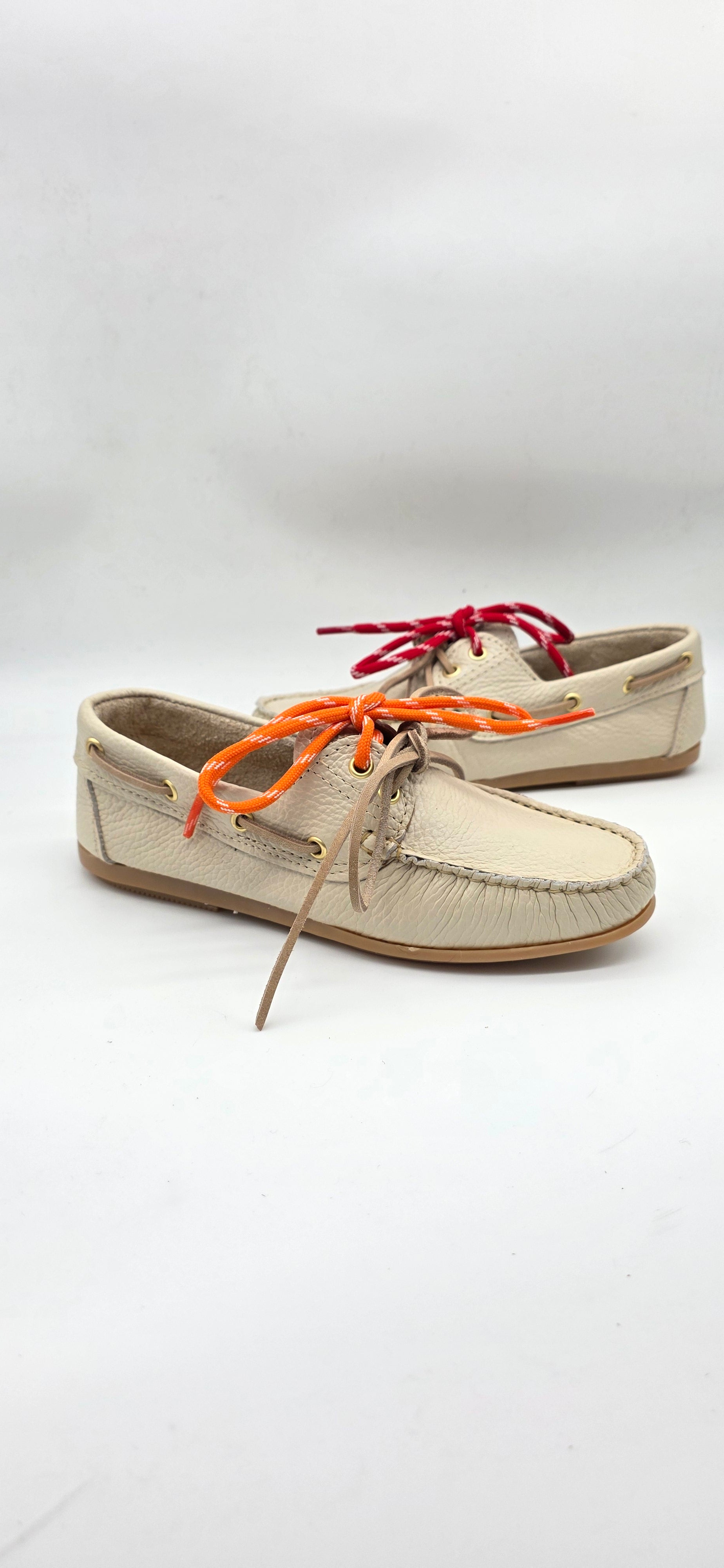 MOCASSINO DA DONNA IN VERA PELLE BOTTOLATA