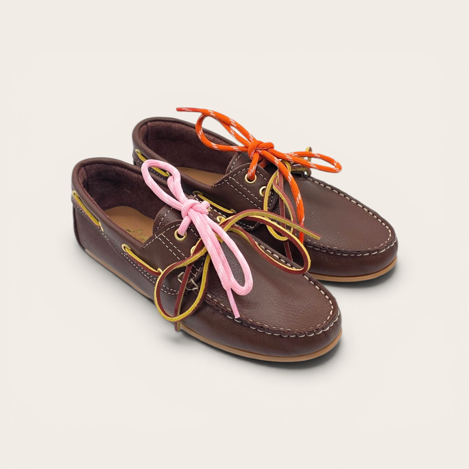 MOCASSINO DA DONNA IN VERA PELLE MARRONE