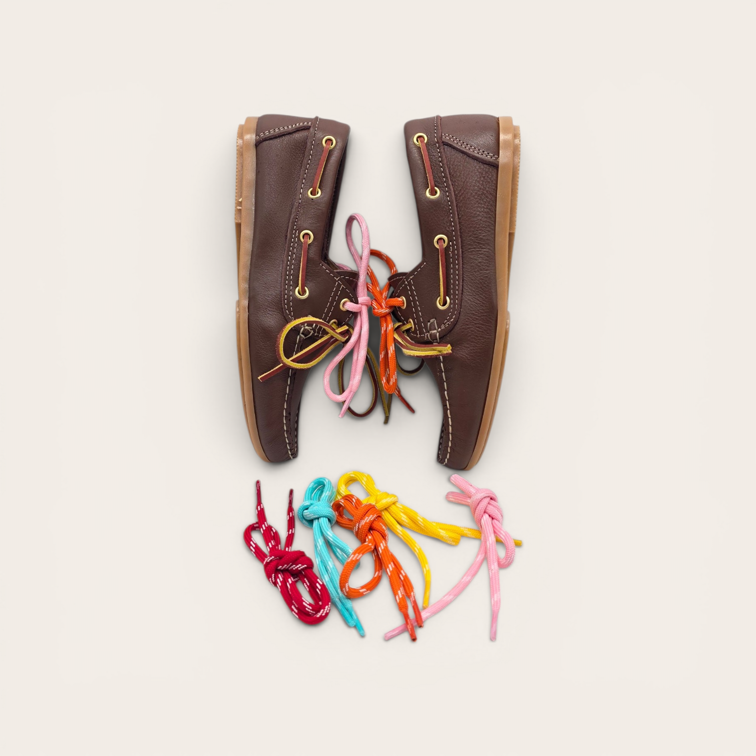 MOCASSINO DA DONNA IN VERA PELLE MARRONE