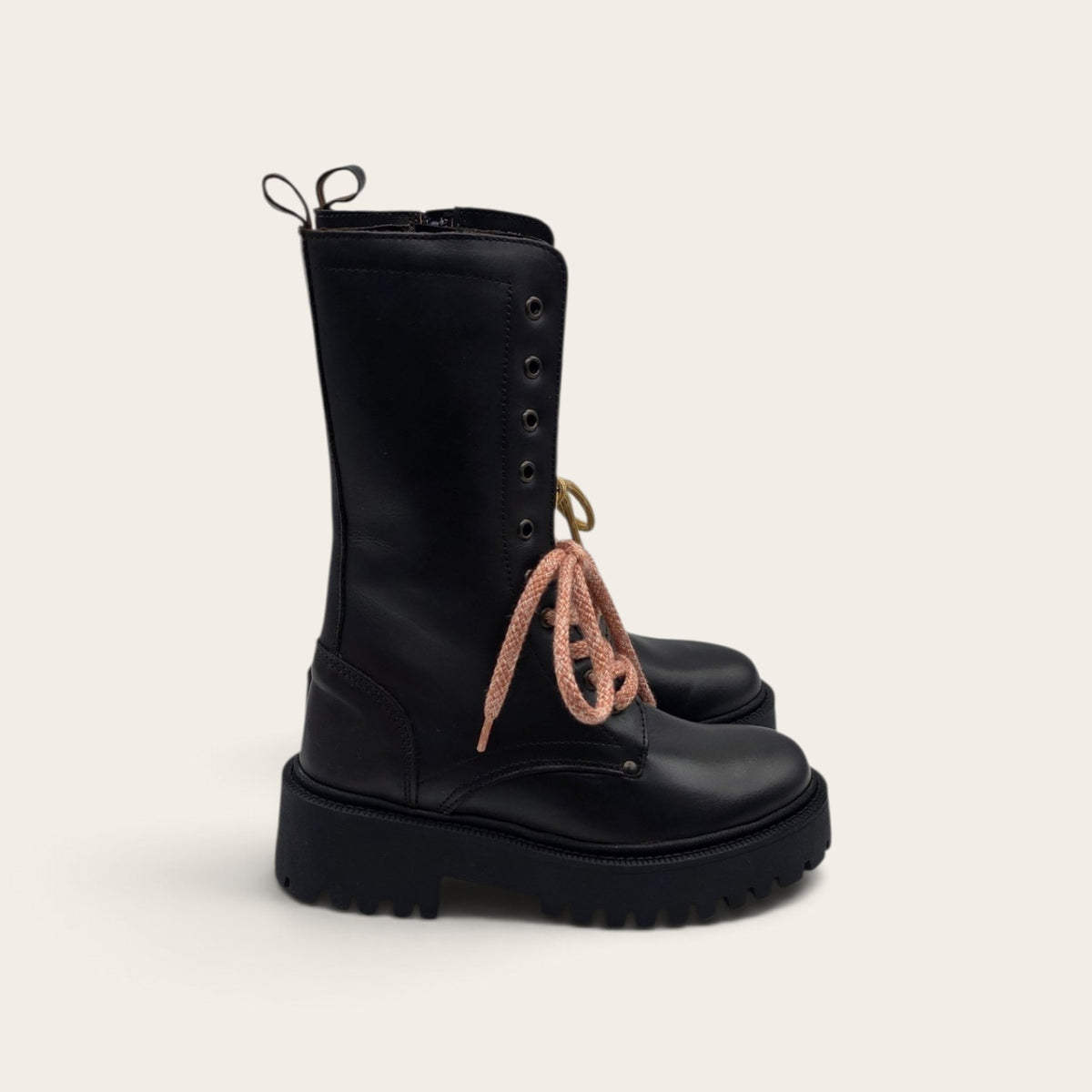 STIVALETTO PARTENOPE IN VERA PELLE MARRONE SCURO