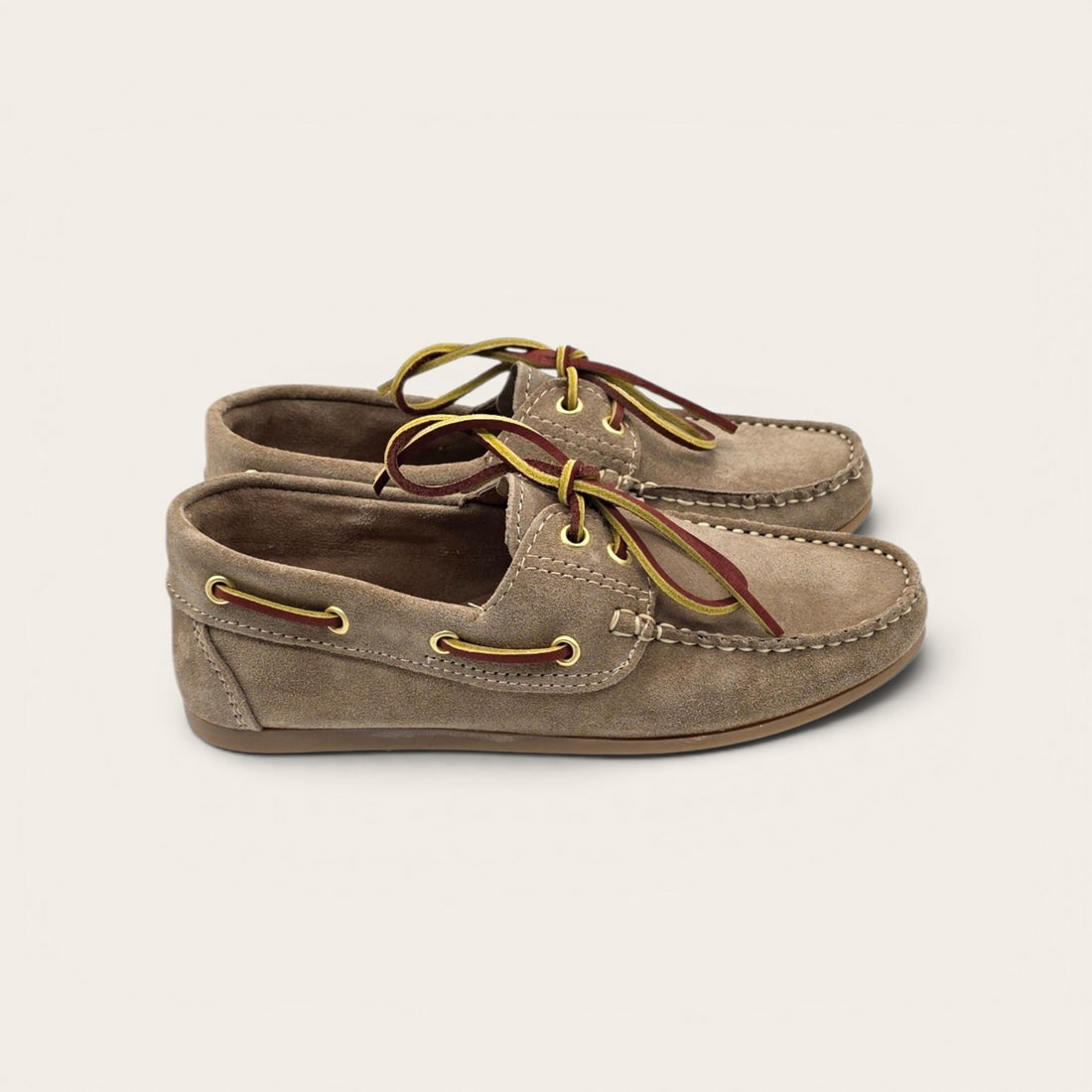 MOCASSINO BARCA DA DONNA CAMOSCIO TORTORA