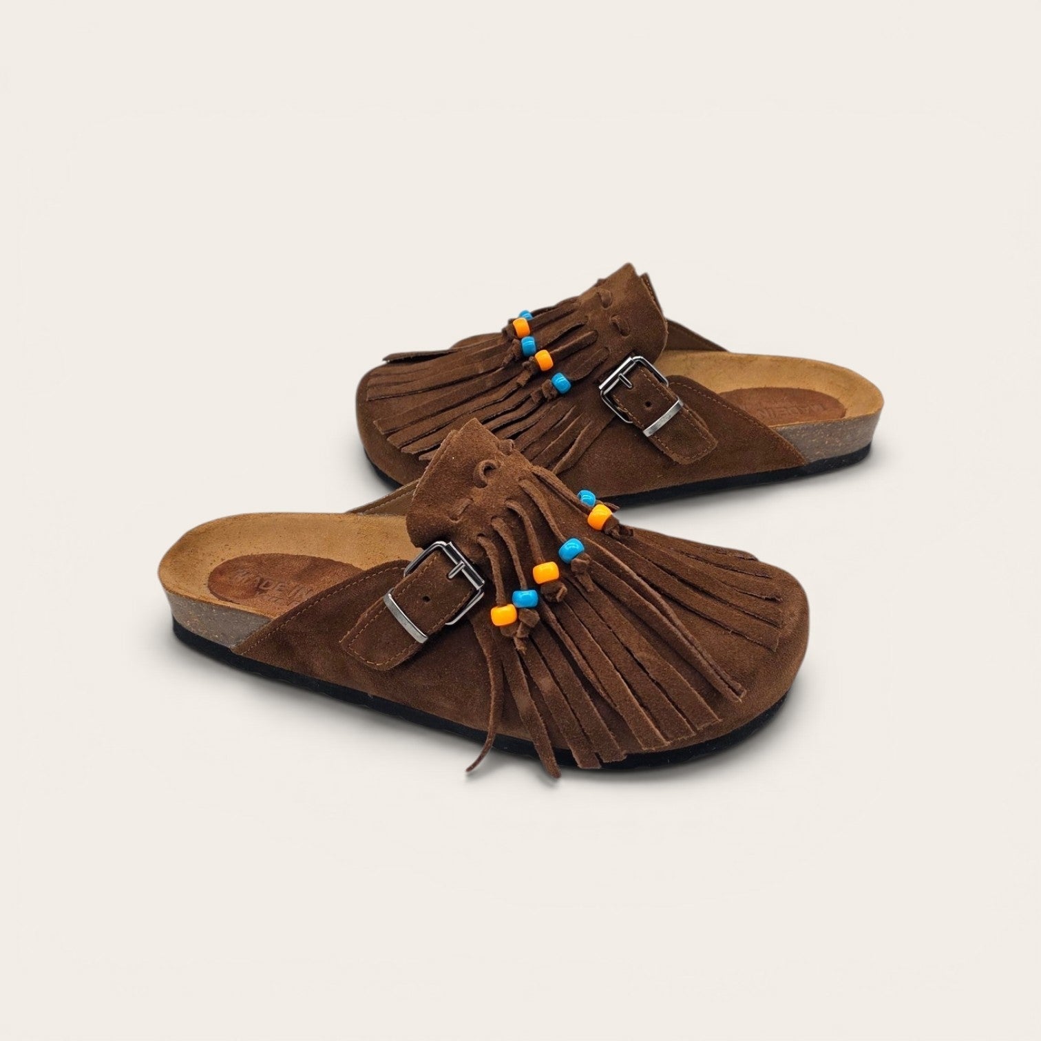 SABOT IN VERA PELLE CON FRANCIA E PERLINE