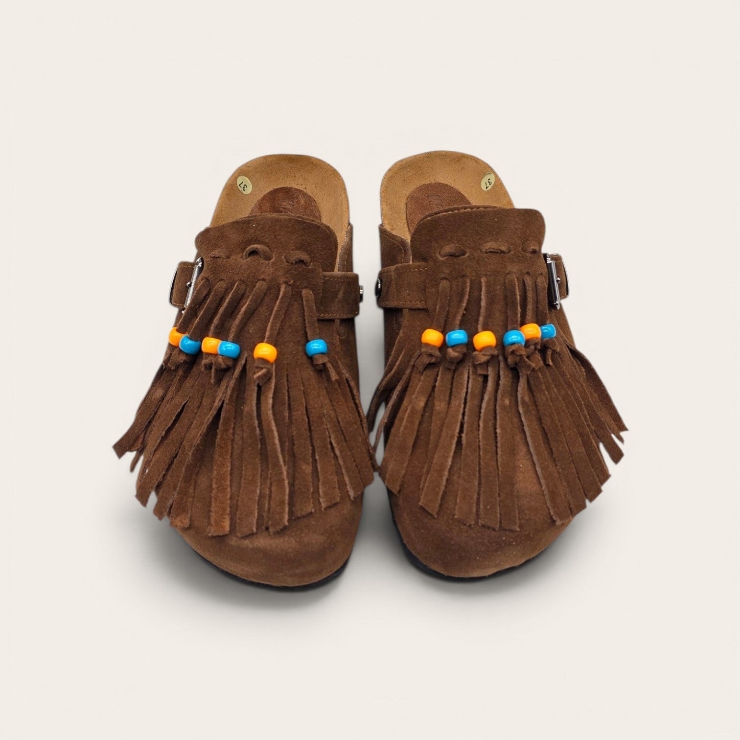 SABOT IN VERA PELLE CON FRANCIA E PERLINE