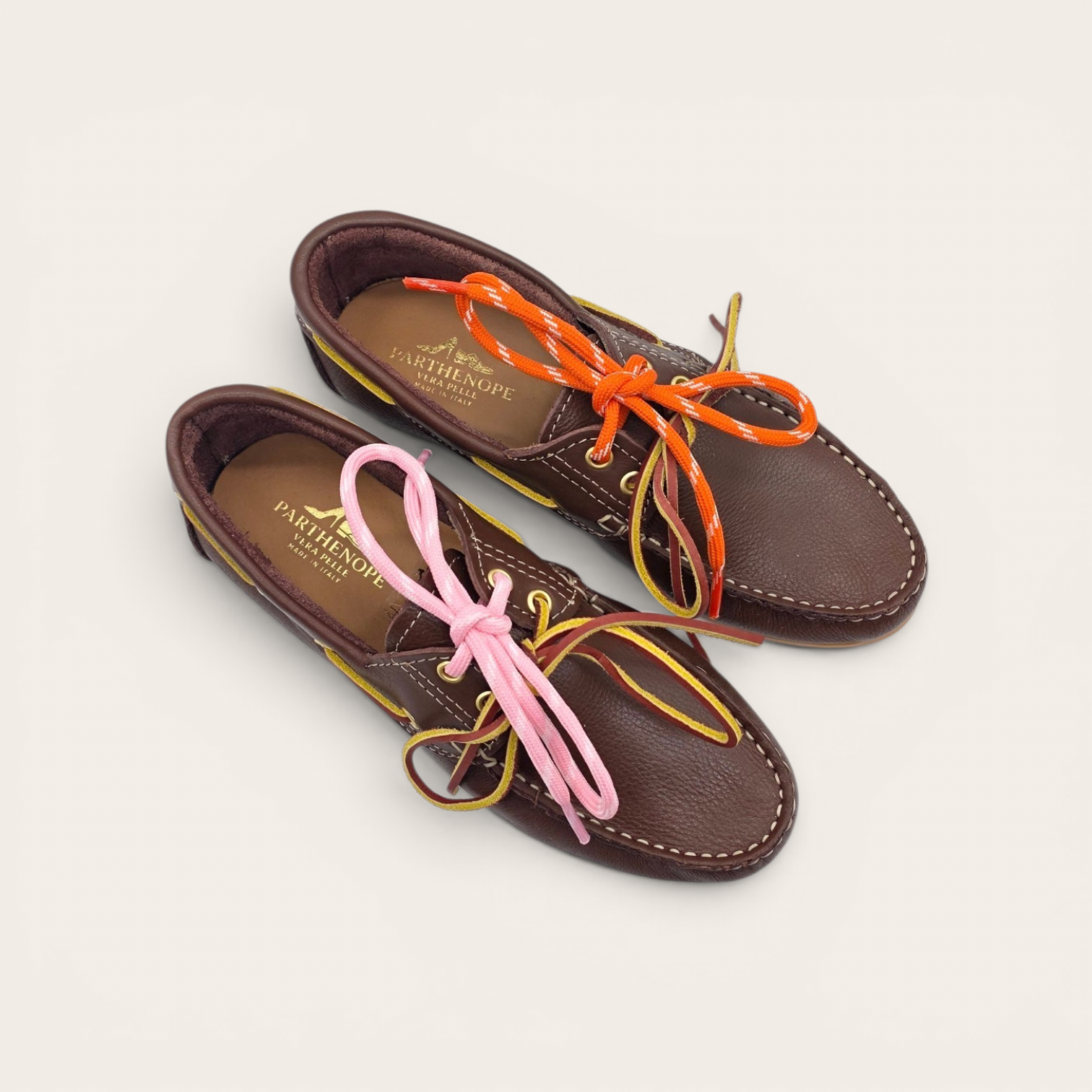 MOCASSINO DA DONNA IN VERA PELLE MARRONE