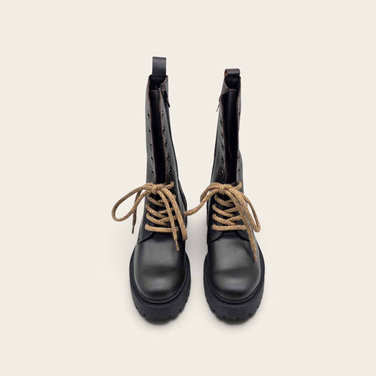 STIVALETTO PARTENOPE IN VERA PELLE MARRONE SCURO