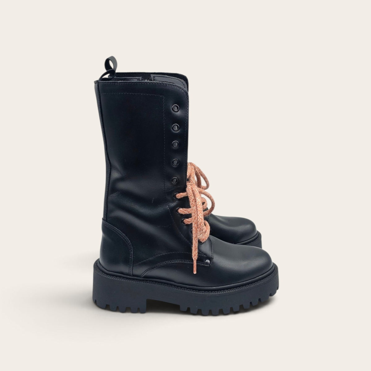 STIVALETTO PARTENOPE IN VERA PELLE NERO